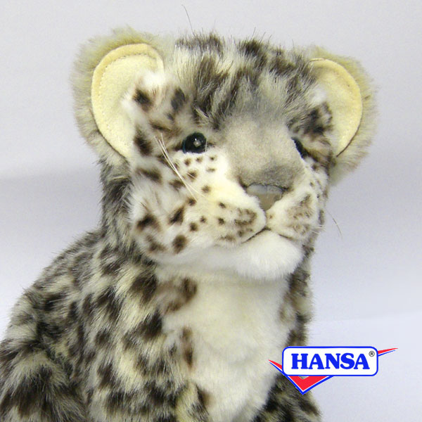 Rakuten - HANSA ハンサ ぬいぐるみ6356 ユキヒョウの仔 雪ヒョウ リアル 動物