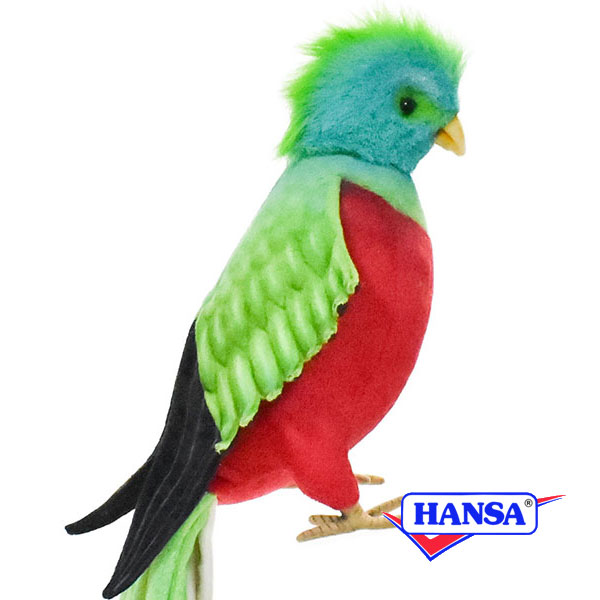 樂天商城 - HANSA ハンサ ぬいぐるみ8143 ケツァール キヌバネドリ リアル 鳥