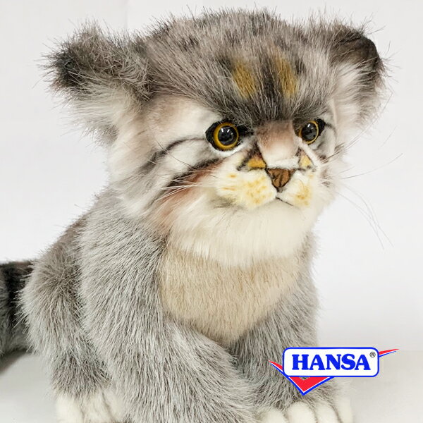 Rakuten - HANSA ハンサ ぬいぐるみ7299 マヌルネコの仔 マヌル猫 リアル 動物