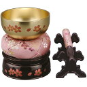 蒔絵模様入り りん5点セット 桜(さくら)