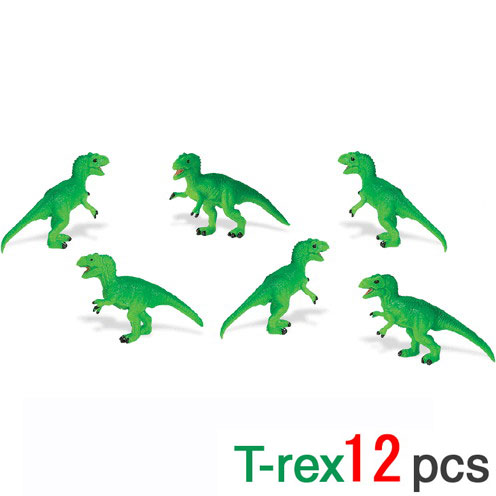 サファリ社ミニフィギュア340822 ティラノサウルス TRex 12個セット