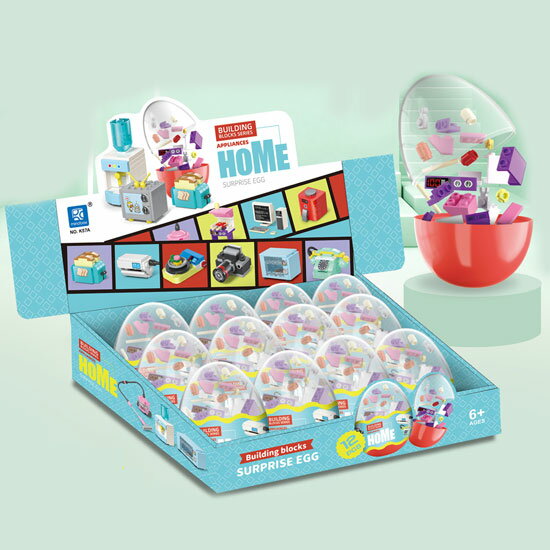 ブロックエッグ BlockEgg家電ブロック 12個セット 3Dパズル 立体パズル