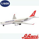 Schuco Aviation ( シュコーアヴィエーション ) 飛行機模型 403551668A330-300 トルコ航空 1/600 旅客機 外国 飛行機 ...