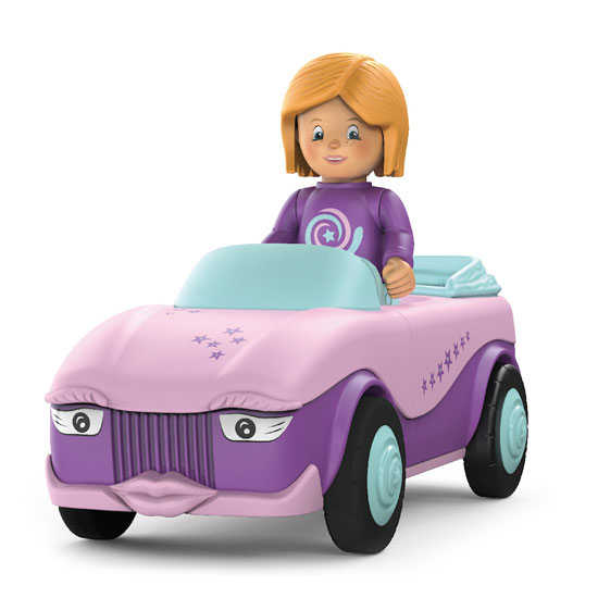 ＜ボーネルンド＞ トディーズ ベティ ブリンキー 人形と車のおもちゃ 組み替え遊び