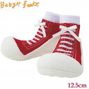 ベビーフィート baby feet ベビーシューズスニーカーズレッド 12.5cm