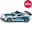 ＜ボーネルンド＞ Siku（ジク）社輸入ミニカー1525 シボレーコルベット ZR1 ポリスカー