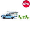 ＜ボーネルンド＞ Siku（ジク）社輸入ミニカー1693 フォード F150 ピックアップ キャンパー