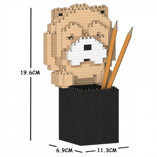 JEKCA ジェッカブロック チャウチャウ ペン立て 01S Sculptor 立体パズル 組立パズル