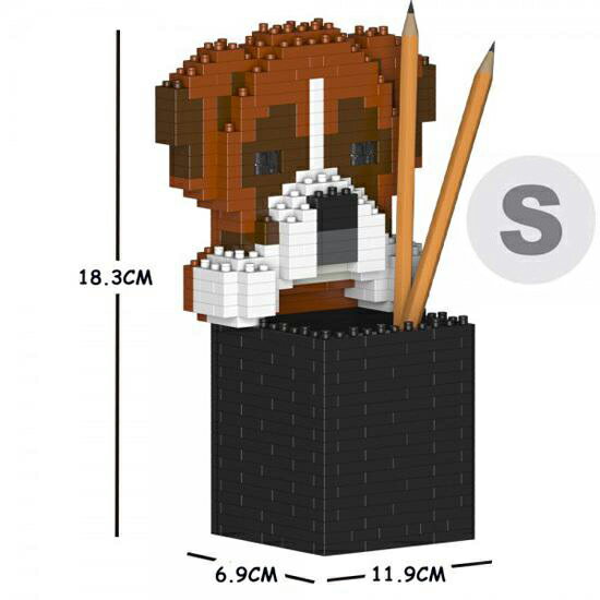 JEKCA ジェッカブロック ボクサー ペン立て 01S Sculptor 立体パズル 組立パズル