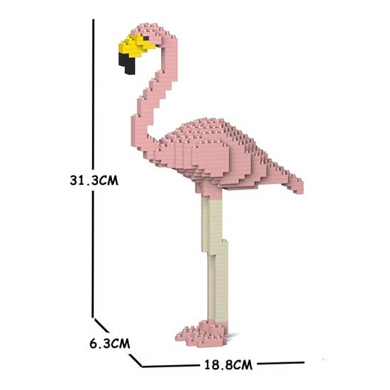 JEKCA ジェッカブロック フラミンゴ 01S-M02 Sculptor 立体パズル 組立パズル