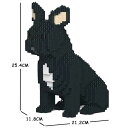 【無料ラッピングサービス有り】JEKCA ジェッカブロック フレンチブルドッグ 黒 04S-M03 Sculptor 立体パズル 組立パズル