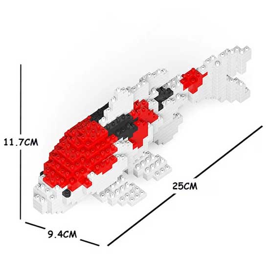 JEKCA ジェッカブロック 鯉 01S Sculptor 立体パズル 組立パズル