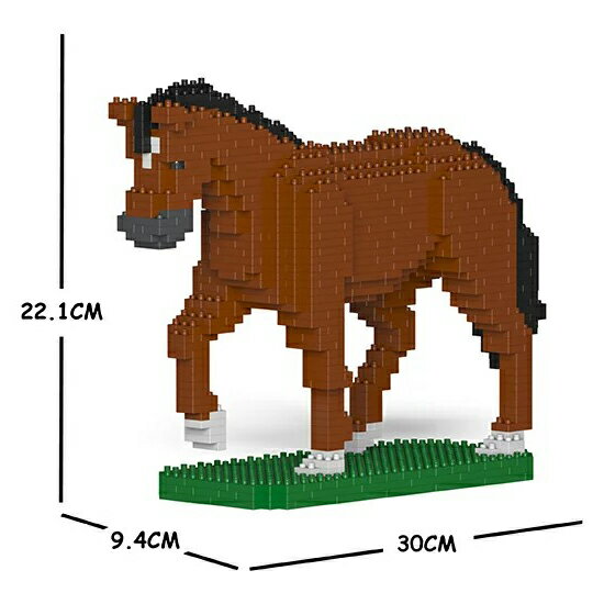 【無料ラッピングサービス有り】JEKCA ジェッカブロック ウマ 02S-M01 Sculptor 立体パズル 組立パズル