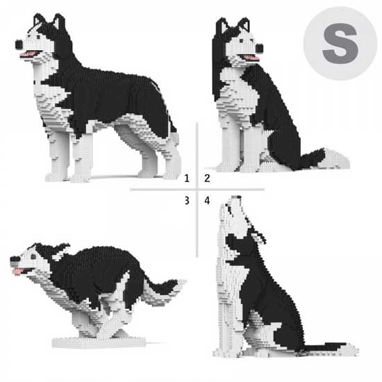 【無料ラッピングサービス有り】JEKCA ジェッカブロック ハスキー 黒 4in1 パック 01S-M01 Sculptor 立..