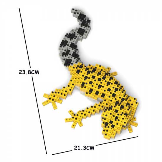 JEKCA ジェッカブロック ヒョウモントカゲモドキ 01S Sculptor 立体パズル 組立パズル