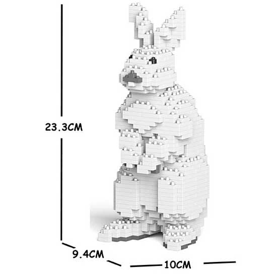 JEKCA ジェッカブロック ウサギ 01S Sculptor 立体パズル 組立パズル