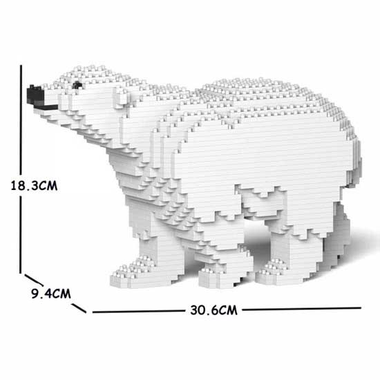 【無料ラッピングサービス有り】JEKCA ジェッカブロック ホッキョクグマ 01S Sculptor 立体パズル 組立パズル