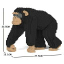 【無料ラッピングサービス有り】JEKCA ジェッカブロック チンパンジー 02S Sculptor 立体パズル 組立パズル
