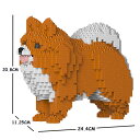 【無料ラッピングサービス有り】JEKCA ジェッカブロック ポメラニアン 茶 02S-M05 Sculptor 立体パズル 組立パズル
