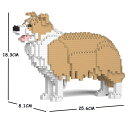 【無料ラッピングサービス有り】JEKCA ジェッカブロック ボーダーコリー ベージュ 01S-M03 Sculptor 立体パズル 組立パズル