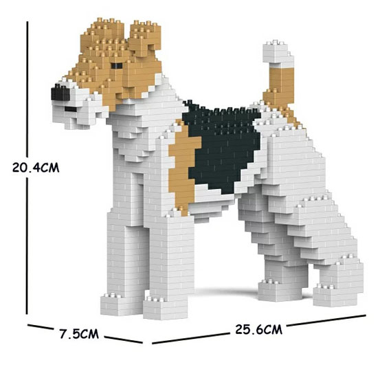 JEKCA ジェッカブロック ワイアーフォックステリア 01S Sculptor 立体パズル 組立パズル