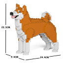 【無料ラッピングサービス有り】JEKCA ジェッカブロック 秋田犬 茶 01S-M01 Sculptor 立体パズル 組立パズル