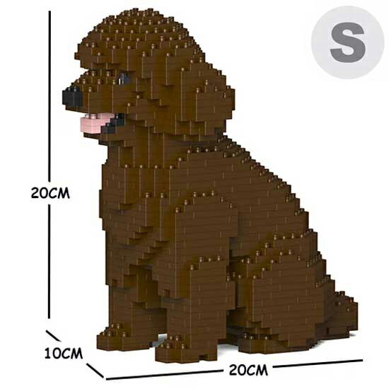 【無料ラッピングサービス有り】JEKCA ジェッカブロック トイプードル 茶 03S-M05 Sculptor 立体パズル..