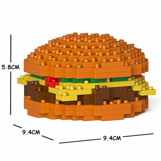 JEKCA ジェッカブロック チーズバーガー 収納箱 01S Sculptor 立体パズル 組立パズル