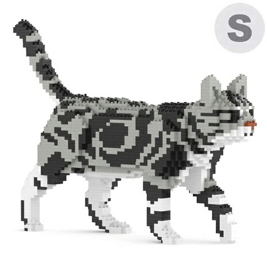 【無料ラッピングサービス有り】JEKCA ジェッカブロック アメリカンショートヘア 02S-M01B ネコ 猫 Scu..