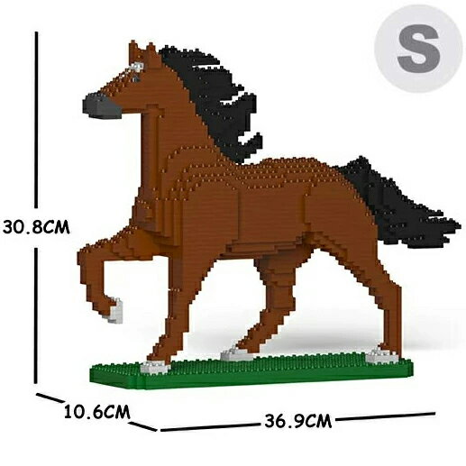 【無料ラッピングサービス有り】JEKCA ジェッカブロック ウマ 04S-M01 Sculptor 立体パズル 組立パズル
