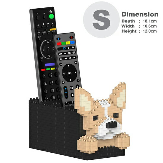 JEKCA ジェッカブロック チワワ リモコンラック 01S Sculptor 立体パズル 組立パズル