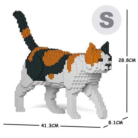 【無料ラッピングサービス有り】JEKCA ジェッカブロック 三毛猫 11S-M01 ミケネコ Sculptor 立体パズル..