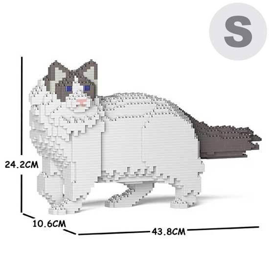 【無料ラッピングサービス有り】JEKCA ジェッカブロック ラグドール 02S-M02 ネコ 猫 Sculptor 立体パ..