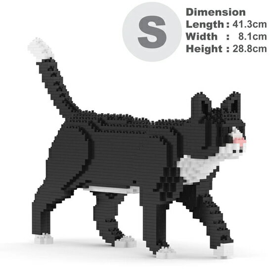 Amazon.co.jp: JEKCA ジェッカブロック 灰色猫 15S-M03