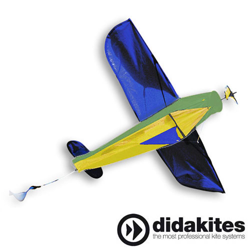 Didakites SKYKITE スカイカイト 飛行機 イエローブルー ベルギー製 カイト 凧あげ 凧揚げ たこあげ