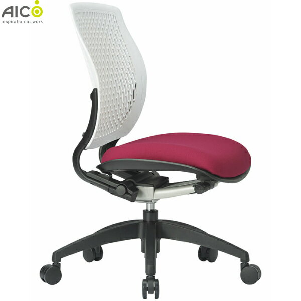 オフィスチェア 肘なし ローバック デスクチェア パソコンチェア OAチェア 事務椅子 ワークチェア ローバックチェア PCチェア オフィスチェアー チェア チェアー 椅子 いす イス オフィス家具 Aico アイコ