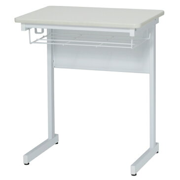 学習用デスク 幅600×奥行450×高700 ソフトエッジ仕様 棚・フック付き GD-593 スクールデスク セミナーデスク 学習デスク 研修デスク 学校 研修用 個別塾 塾 セミナー用 学校机 デスク 学習机 ナチュラル/ホワイト オフィス家具 大学【smtb-k】