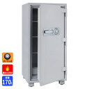 金庫 耐火 ダイヤル式 キー式 耐火金庫 耐火2時間 170L 310kg A4サイズ用紙収納 幅610 奥行631 高1310 耐工具 耐工具15分 金庫 防...