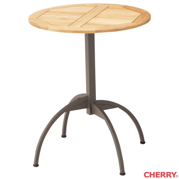 【法人様限定】カフェテーブル W600φ H715 天然木 カフェテーブル54号 cherry 桜屋工業 丸テーブル テ..