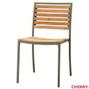 【法人様限定】チェア デニング cherry 桜屋工業 天然木チーク材 スタッキングチェア スタッキング スタックチェア チェア 椅子 いす ガーデンチェア G...
