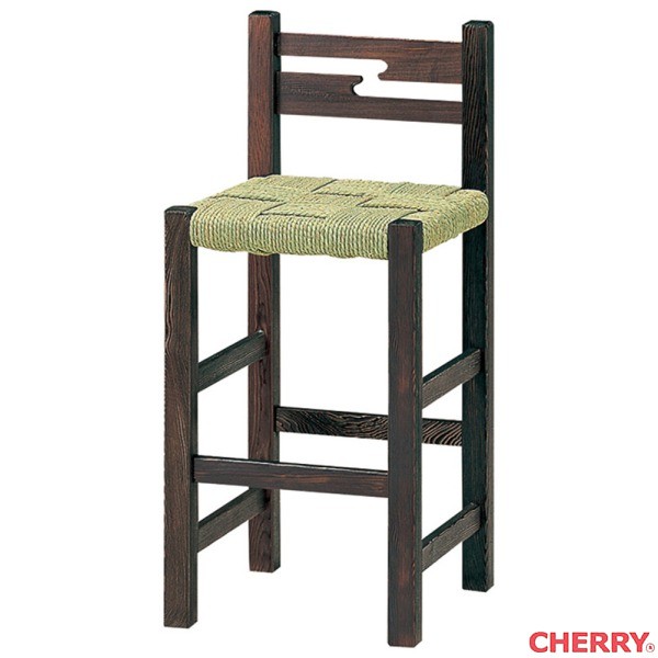 【法人様限定】ハイチェア 天然木 縄アミ 榛名山SA cherry 桜屋工業 和風 Japanese...