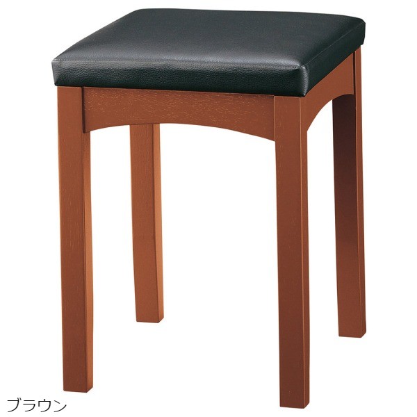 【法人様限定】スツール 天然木 レザー 新京スツール cherry 桜屋工業 和風 Japanese ジャパニーズ スツール チェア エントランス ロビー カフェ 喫茶店 バル レストラン 業務用 [2]