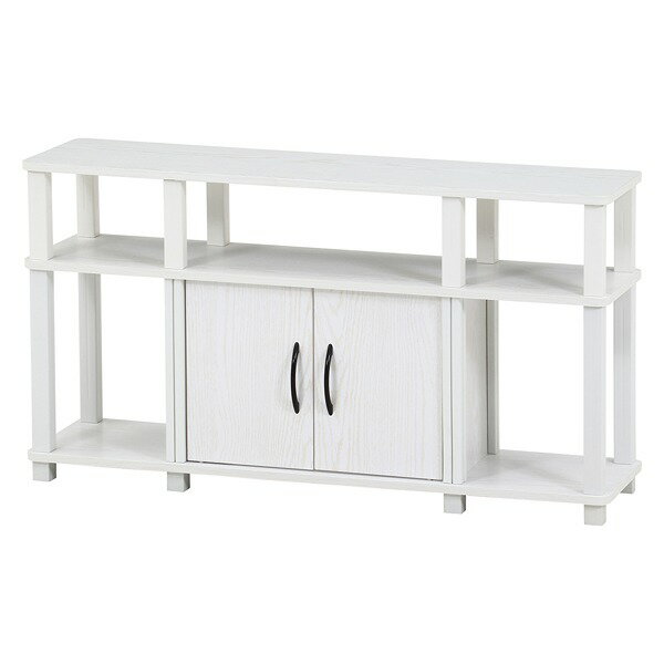 フィット ハイTVラック オークホワイト W1100×D295×H589 テレビ台 テレビボード おしゃれ かっこいい ..