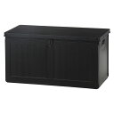 収納BOXベンチ(38356) 190L ブラック W960×D460×H495 ベンチ ガーデンチェア チェア イス 収納付きスツール おしゃれ かっこいい ...
