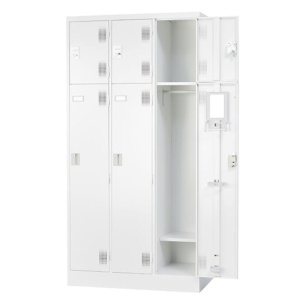 【受注生産品】 3人用 スタンダードロッカー 鍵付き 3人用タイプ 変則3列2段 TLK-D...