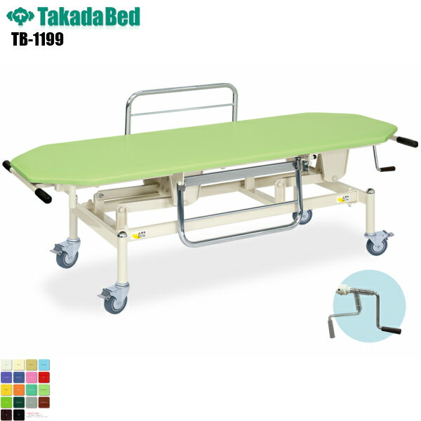 【日本製】【送料無料】 手動ライトストレッチャー100 [TB-1199][高田ベッド製作所] 診察台 輸送台 ストレッチャー 搬送用 病院 クリニック 医療 介護 診察 診察室 施術 メディカル 救助 救護 処置室 抗菌 防汚 難燃 軒先渡しのサムネイル