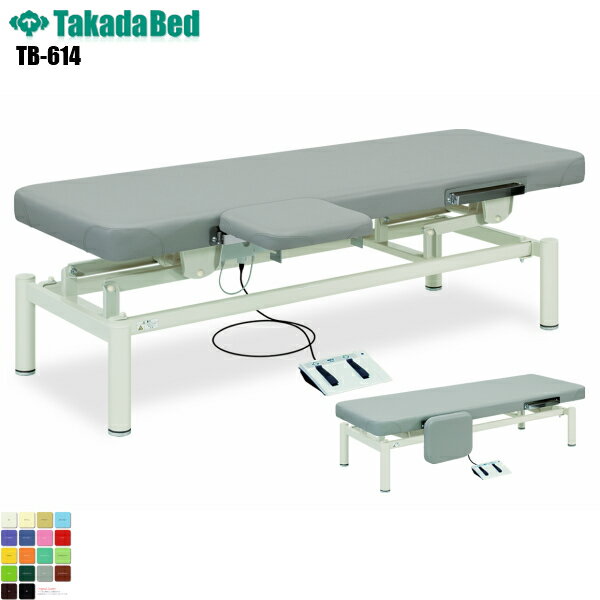 【日本製】【送料無料】 電動マックス 無孔タイプ [TB-614][高田ベッド製作所] 診察ベッド 昇降 診察台 ベッド マッサージ台 マッサージベッド 病院 クリニック 医療 介護 診察 診察室 施術 施術ベッド 昇降ベッド 電動ベッド 電動昇降 軒先渡し