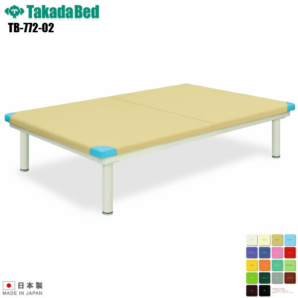 【日本製】【送料無料】 三角縫製プラットホーム [TB-772-02][高田ベッド製作所] 介護ベッド 診察台 ベッド マッサージ台 マッサージベッド 病院 クリニック 医療 介護 診察 診察室 施術 施術ベッド 軒先渡し
