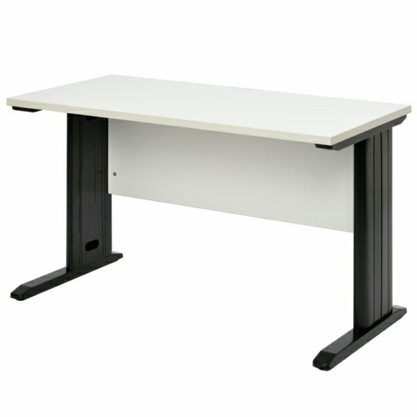 【送料無料】 スチール脚デスク W1200 ホワイト ブラック脚 RFSLD-1260WH-BL アールエフヤマカワ RFyamakawa デスク 机 事務用机 オフィス用デスク オフィスデスク 事務机 デスク 机 SOHO オフィス家具