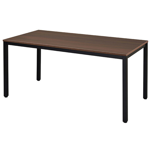 ミーティングテーブル W1500xD750 ダーク ブラック脚 RFD2-1575DB2TBL アールエフヤマカワ　RFyamakawa..